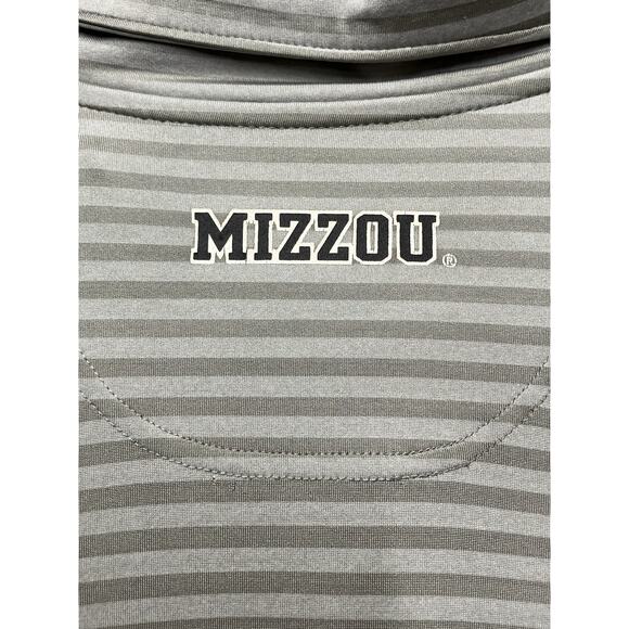 Champion Mizzou Polo Shirt Men’s 2XL Gray Striped Tiger Mascot Logo Football - Picture 11 of 11